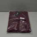 WOOSEA Women's One Shoulder Sleeveless Split Bodycon Mermaid Evening Cocktail Long Dress Burgundy, XL