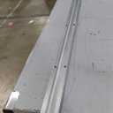 12 Ft V-Track Galvanized Inverted V Track for 1'' OD V-Groove Sliding Gate Rollers Driveway Gate with Hammer Drive in Anchors, Heavy Duty Sliding Driveway Gate Track