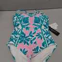 La Blanca Women's High Neck One Piece Swimsuit (6, Multi//Opulent Palm)
