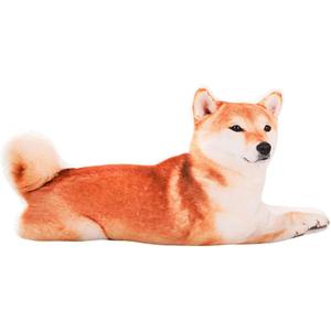 3D Shiba Inu Dog Shape Throw Pillow Animal Pillow Cushion