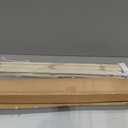 LazBlinds No Tools No Drill 1" Vinyl Mini Blinds, Cordless Blinds for Windows, Light Filtering Horizontal Window Blinds & Shades, 33 1/2" W x 48" H, Cream