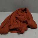 Fall Thanksgiving Table Runner Terracotta Decorations 120 Inch 10 FT Rustic Burnt Orange Sheer Cheese Cloth for Baby Bridal Shower Friendsgiving Party Centerpiece Gauze Decor for Home