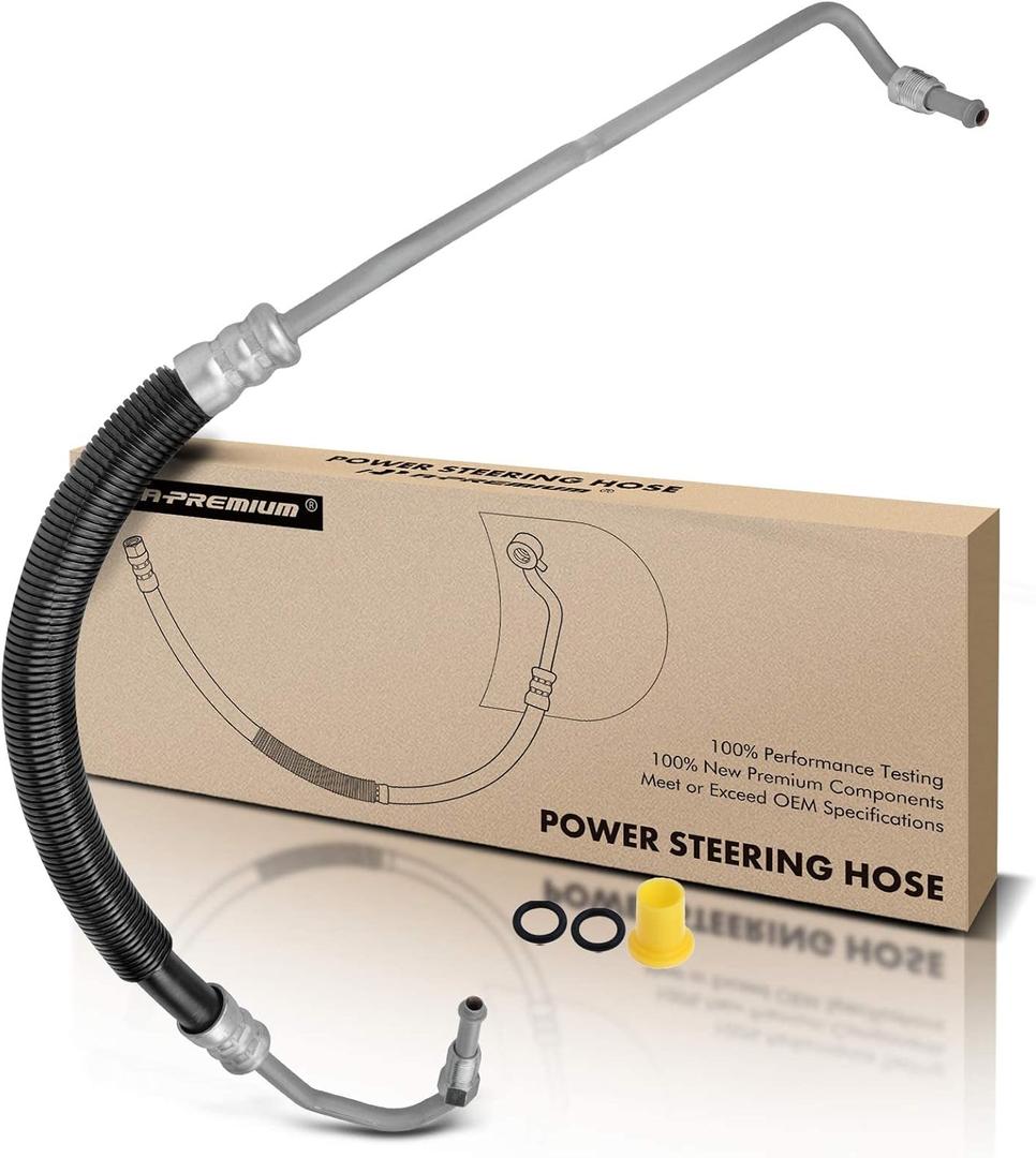 A-Premium Power Steering Pressure Hose Line Assembly Compatible with Ford F-250 Super Duty 2005-2007, F-350 Super Duty 2005-2007, 5.4L 6.0L 6.8L, Hydroboost To Gear
