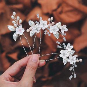 Casdre Flower Bridal Hair Pins Pearl Bride Wedding Hair Accessories Rhinestone Hair Piece for Women and Girls(Pack of 3) (A Silver) Casdre Flower Bridal Hair Pins Pearl Bride Wedding Hair Accessories Rhinestone Hair Piece for Women and Girls(Pack of 3) (A Silver)