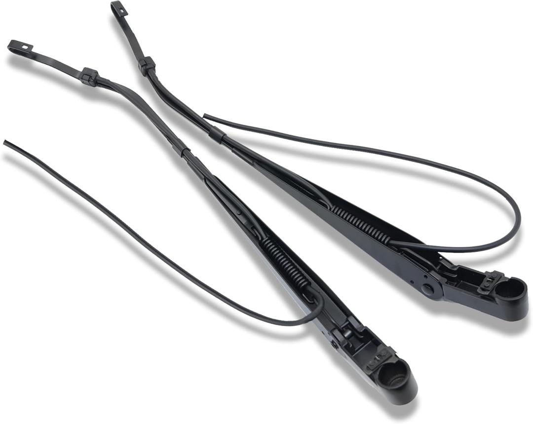 1 Pair Front Windshield Wiper Arm Kit Rust Protection Compatible with Kenworth T600 T600A T660 T800 2006-2012 Replace OE 602-5403 602-5404 HLK7009 HLK7008 R23102912 R23102913 Left and Right