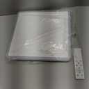 Smart LED Ceiling Light WiFi, 13in RGB Flush Mount Lighting Fixture with Remote, Compatible with Alexa Google Home, Low Profile Ceiling Light for Bedroom, Kitchen, Square White