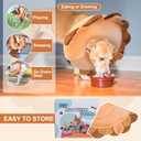 BEAUTYZOO Dog Cone Alternative After Surgery for Dogs, Soft Inflatable Cone Collar for Dogs Cats, Dog Neck Donut E Collar Dog Recovery Collar to Stop Licking, Lion, L