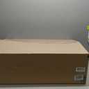 Adjustable Baby High Chair, Portable Child High Chair with 5Point Safety Harness, Cushion & Removable Tray, Adjustable Seat and Footrest Heights for Children 6+ Months (Grey+White)