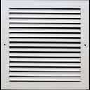HVAC Premium 20" X 20" Aluminum Return Grille - Easy Air Flow - Linear Bar Grilles [Outer Dimensions: 21.875"w X 21.875"h]