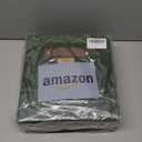 DECOMOMO Storage Bins, Cube Storage Bin with Labels, Fabric Storage Cubes for Shelves (10.5" x 11" / 6pcs, Olive Green)