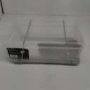 madesmart 2-Tier Organizer, Multi-Purpose Slide-Out Storage with Handles and Dividers for Home and Bath, Easy Assembly, BPA Free, Frost (1-Pack)