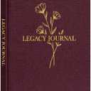 Lanpn Grandparents Legacy Journal Book with Prompts, Tell Me Your Life Story Memory Book to Fill Out, Mom Story Family Memory Book Keepsake Generational Journal, Grandpa Grandma Parents Gift, Purple