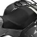 KEMIMOTO ATV Seat Cover Four Wheeler Seat Cover Water-Resistant Universal Compatible with Polaris Sportsman FourTrax Can-Am Kawasaki Arctic Cat CFMOTO, Black