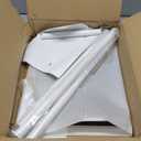 Adjustable Clother Display Stand 61"-75", Metal Clothing Display Rack Freestanding, Single Arm Clothes Rack, White Costumer Stand Fit for Coat and T-shirt Hanging in Shops, Retail Stores, Home