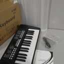 37 Keys Piano Keyboard for Beginners -1200mAh Rechargeable Electronic Musical Instrument with Mic LED Screen 200 Tones 200 Rhythms 50 Demos, Birthday Gift for Kids