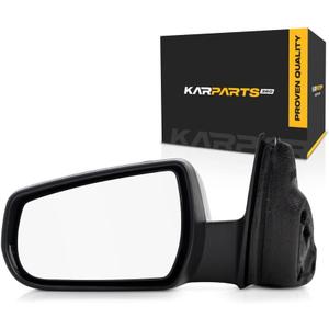 For Chevy Malibu 2013 2014 2015 Door Mirror Driver Side | Power Glass | Heated | With Turn Signal Light | Non-Folding | Textured Black | Replacement For GM1320487 | 22860542, 22860562