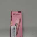 Electric Bikini Trimmer for Women: IPX7 Waterproof Dual Head Cordless Electric Shaver for Women with LED Display & 0.5mm Ceramic Blades for Pubic Hair, Face, Legs - Rose Pink