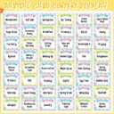 Jenaai Easter Game Charades Family Game Cards for Holiday Night, Charades Cards and Plastic Sand Time for Holiday Easter Scavenger Hunt Party Adult