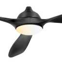 Modern 3 Black Ceiling Fan Blades, 13 Inches