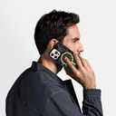 AIGOMARA Magnetic for iPhone 13 Pro Case, Compatible with Magsafe, Glossy Slim Hard PC Back Soft TPU Bumper Protective Shockproof Phone Case, Black