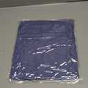 Womens Work Blouses Cap Sleeve Button Down Tops V Neck Collared Casual Business Plain Basic Summer Shirts (Large, Blue)