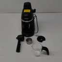 Espresso Coffee Machine Cappuccino Latte Maker 3.5 Bar 1-4 Cup with Steam Milk Frother, Black