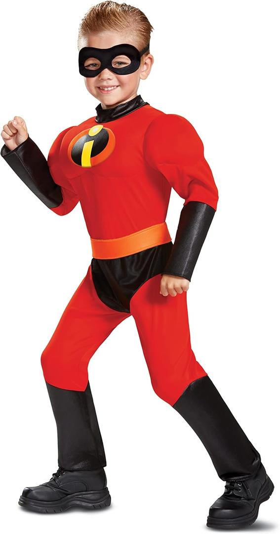 Disguise Disney Pixar Dash Incredibles 2 Muscle Toddler Boys' Costume, Size/(2T)