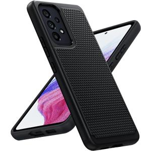 BNIUT for Samsung Galaxy A53 5G (Galaxy A53 5G UW) Case: Dual Layer Protective Heavy Duty Cell Phone Cover Shockproof Rugged with Non Slip Textured Back - Military Protection - 6.5inch (Matte Black)