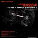 A-Premium CV Axle Shaft Assembly - Compatible with Toyota RAV4 1996-2000, 2.0L - Rear Left Driver Side, Replace# 4234042021, 4234042011