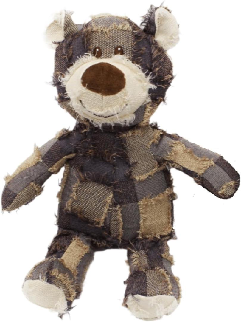 MAXBECK Dog Companion for Heavy Chewers-New Plush Robust Bear Dog Toy, Resistant Squeaky Dog Toys for Heavy Chewers, Tough Stuffed Plush Dog Toys for Aggressive Chewers