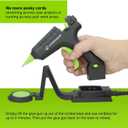 Surebonder Cordless/Corded High-Temperature Mini Hot Glue Gun with Fine Tip for Detailed Crafting and DIY Projects, 20 Watts (CL-195F)