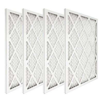 20x20x1 Air Filter, 4 Pack Pleated Furnace Air Filters Replacement