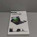 for iPad 11th (A16, 2025) / 10th Generation Case with Keyboard, Mouse and Detachable Wireless Keyboard, 7-Color Backlight, Slim Case with Pencil Holder, Pink