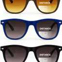 3 Pack Bifocal Reading Sunglasses for Men/Women – Gradient Tinted Sun Readers with UV400 Protection, Spring Hinge Comfort, Stylish for Outdoor, Travel Daily Wear +2.00