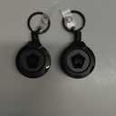 MNGARISTA Upgraded Heavy Duty Retractable Keychain with Belt Clip, 10 OZ Retraction, 31.5" Stainless Steel Cord Key Chain, 3K Carbon Fiber ID Badge Reel Holder with Badge Strap and Key Ring, 2 Pack