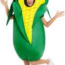 Spinosaurus Thanksgiving Inflatable Corn Costume for Adult Inflatable Food Costumes Halloween Funny Blow Up Costume Inflatable Suit for Men Women