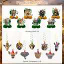 Safari Animals Party Decorations Jungle Birthday Party Decor Supplies Includes Happy Birthday Banner Animals Hanging Swirls Zoo Animals Honeycomb Centerpiece Fox Birthday Party Supplies