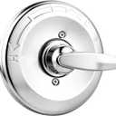 Replacement for Delta 13/14 Series Shower Trim Kit, Shower Cover Plate with Handle (Valve& Catridge Not Inclued) (1, Chrome)