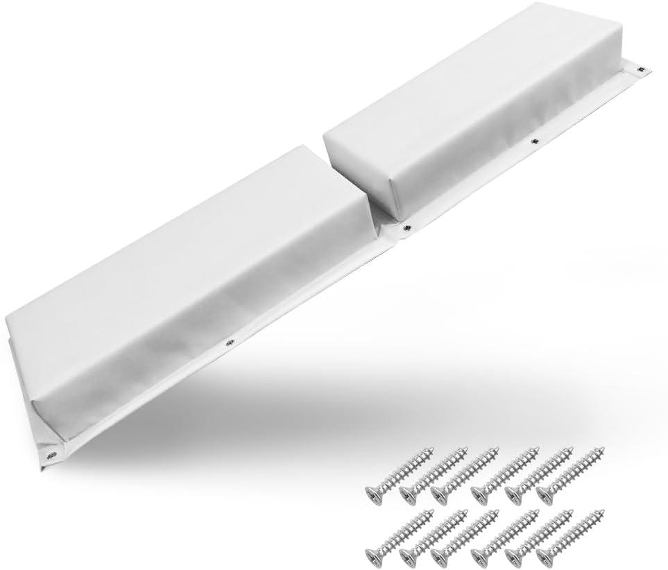 Dock Fender Bumper Boat Dock Bumpers Dock Guard for Dock Side or Edge (36 Inch, White)