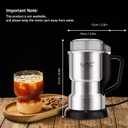 Electric Coffee Grinder & Spice Grinder, 150W Fast Grinding with Stainless Steel Blades | for Coffee Beans, Spices, Seeds, Herbs | Dry Food Mill | Mini Kitchen Grinder (With handle)
