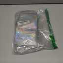 100 Pieces Mylar Holographic Resealable Bags - 4 x 6" Smell Proof Bags, Candy Bags Foil Pouch Bags for Party Favor Food Storage Holographic Color, 4 x 6 Inch