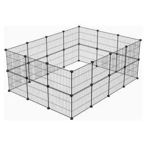 Small Animal Playpen, Guinea Pig Cages, Pet Playpen, Rabbit Cage,Small Animal Cage, Puppy Kitten Dog Playpen, Indoor Outdoor Portable Metal Wire Yard Fence,15 X 12 Inch, 28 Panels, Black Small Animal Playpen, Guinea Pig Cages, Pet Playpen, Rabbit Cage,Small Animal Cage, Puppy Kitten Dog Playpen, Indoor Outdoor Portable Metal Wire Yard Fence,15 X 12 Inch, 28 Panels, Black