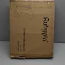 Rubypin Multifunction TV Tray Table - Folding TV Tray on Bed & Sofa with Cup Holder, Comfortable Folding Table with 6 Height & 3 Tilt Angle Adjustments (Black)