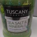 Tuscany Candle Sea Salt & Minerals: Mossy Kelp & Driftwood Scented Summer Candle, 18 oz