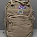 RUVALINO Diaper Bag Backpack-Multifunction Baby Travel Bag with Changing pad, Insulated Bottle Holders & Pacifier Case, Large Capacity, Waterproof, Clay