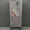 Zenna Home Tension Pole Shower Caddy Corner Organizer, Adjustable Standing Shower Caddy with 4 Baskets and Built in Towel Bar, Rust Resistant Bathroom Tension Rod Organizer, 60 to 97 Inch, White