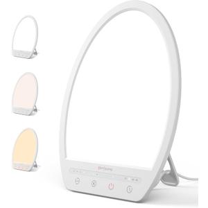 Comfytemp Light Therapy Lamp, Up to 16,000 Lux Sunlight Daylight Lamp with Touch Control, 4 Brightness & 3 Color Temperature, Birthday Gifts for Men Women Her, for Home Office Working Use