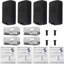 4 Gate Opener Remotes for RB741/FM135 GTO Mighty Mule - 318MHz Fixed Code System, 164ft Range, Visor Clip Design