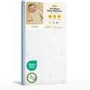 MAMAZING Aerobase Baby Crib and Toddler Mattress, 2-Stage Breathable Mattress, Non-Toxic, Waterproof Sleep Surface, Machine-Washable Cover for Easy Care, Fits Standard Baby Crib & Toddler Bed