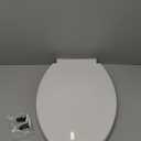 Elongated Toilet Seat with Built-in Toddler Seat, Soft Close Kids Toilet Seat Attachment, Ideal for Potty Training
